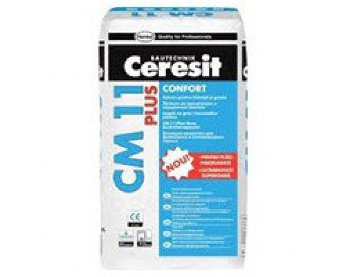 Клей для керамогранита усиленной фиксации Ceresit CM11 Plus 25 кг